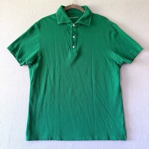 Spier and Mackay Polo Shirt Mens Large Pique Knit Premium Cotton Golf Green